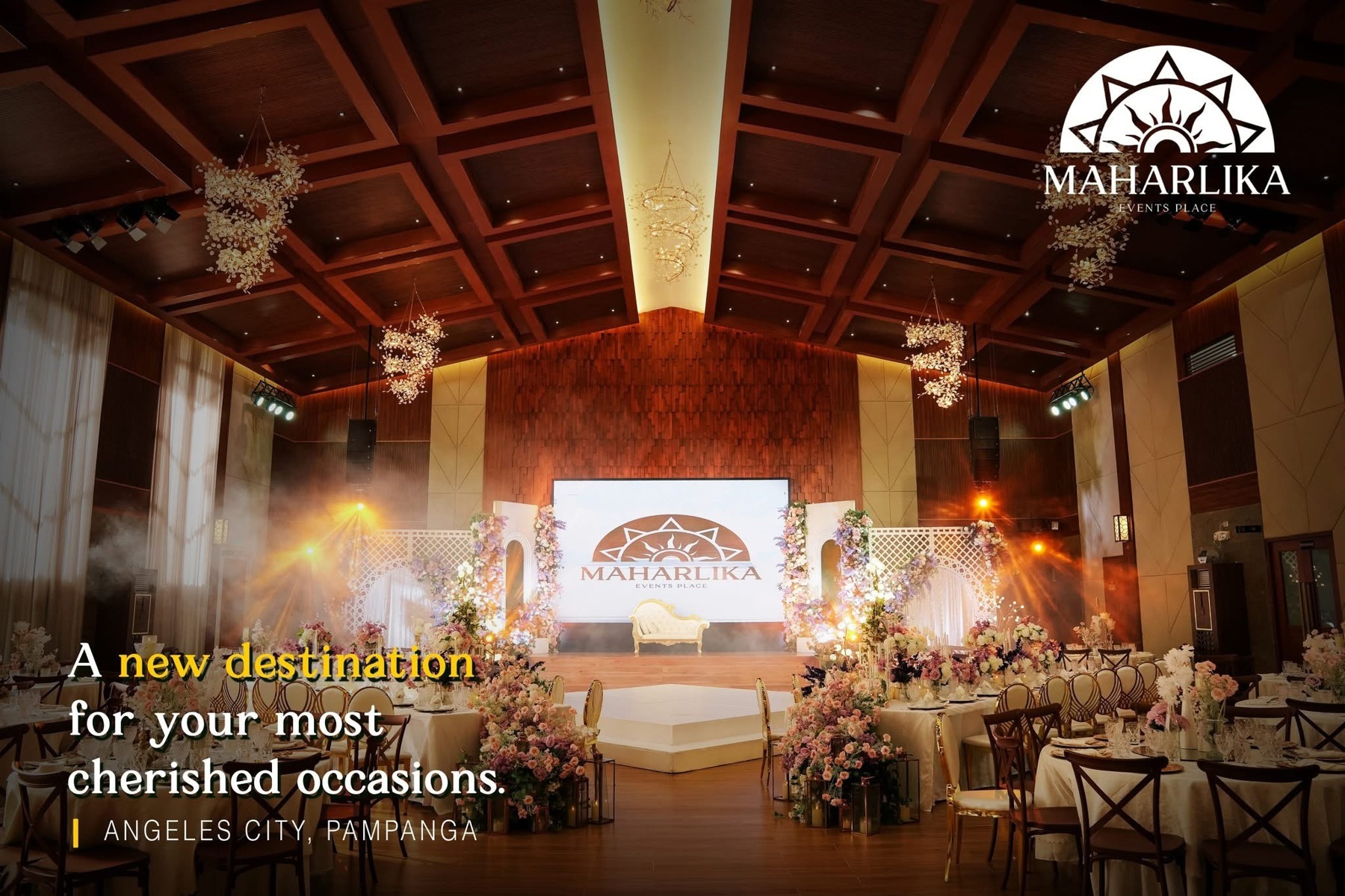 Maharlika Function Hall interior from Shamira’s invitation
